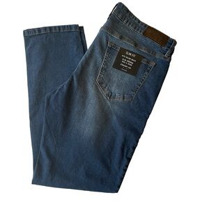 NWT MENS TAHARI SLIM FIT SLIM STRETCH DENIM JEANS